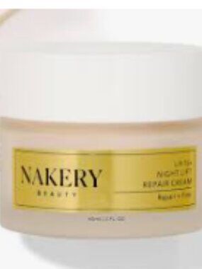 Nakery Beauty Lift-TOX NightLift Repair Cream 🌙✨ 2 oz / 60 mL Full Size NIB
